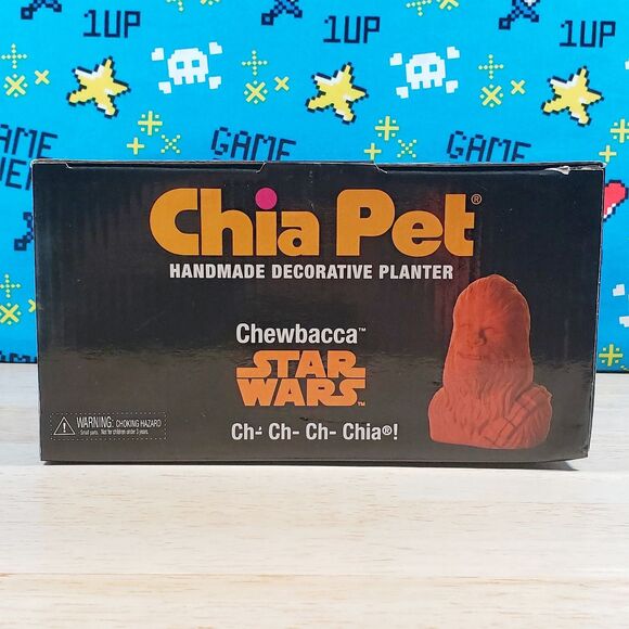 Chia Pet Star Wars Chewbacca The Empire Strikes Back Decorative Pottery Planter - Picture 8 of 8